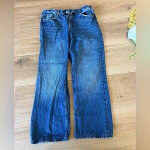 Zara Men's Bootcut Jeans in Deep Blue